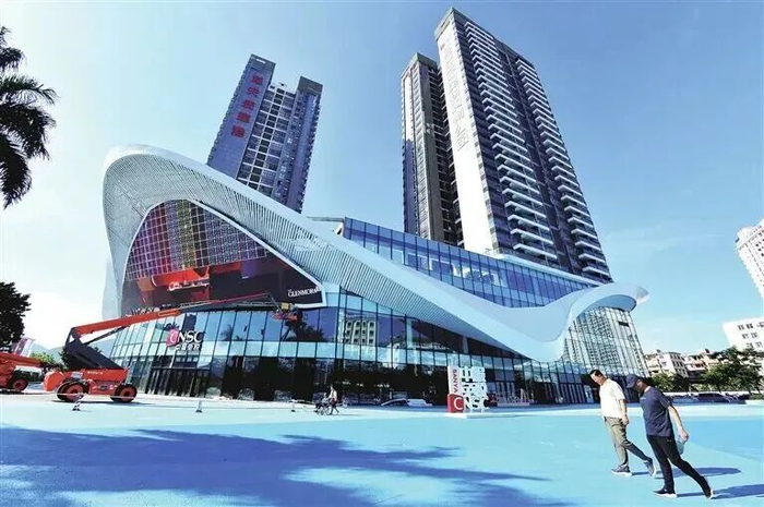 ▲水居巷原址已建成免税店