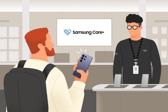 ▲Samsung Care+用户可通过就近的三星授权服务中心获得专业的检测与维修方案