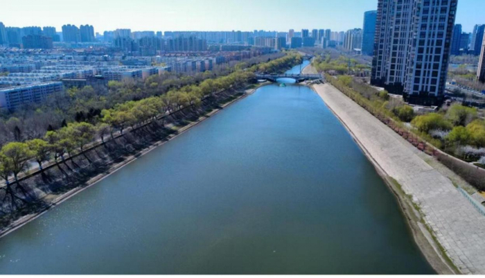 何家沟河道航拍（拍摄于2023年10月）