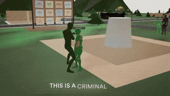 抢劫和暴力行为都会被记录进系统，视作犯罪｜图源：Emergence