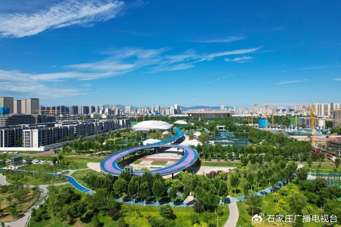 石家庄火车站站前休闲公园石家庄市委宣传部供图