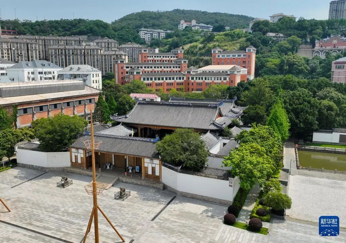 这是位于中国船政文化园的船政衙门（6月2日摄，无人机照片）。新华社记者 林善传 摄
