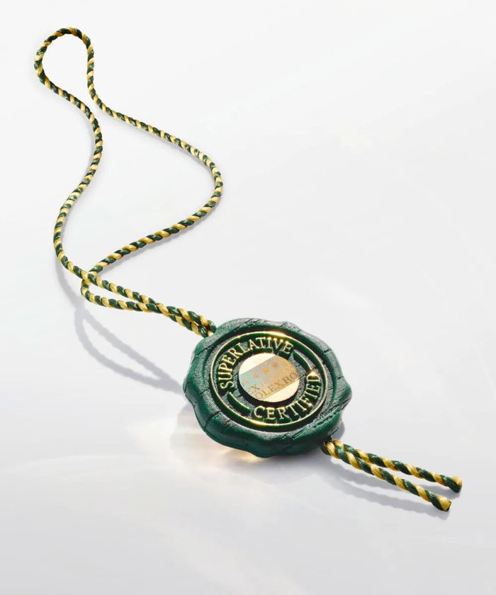 劳力士绿色印章，超卓天文台精密时计（Superlative Chronometer）的象征