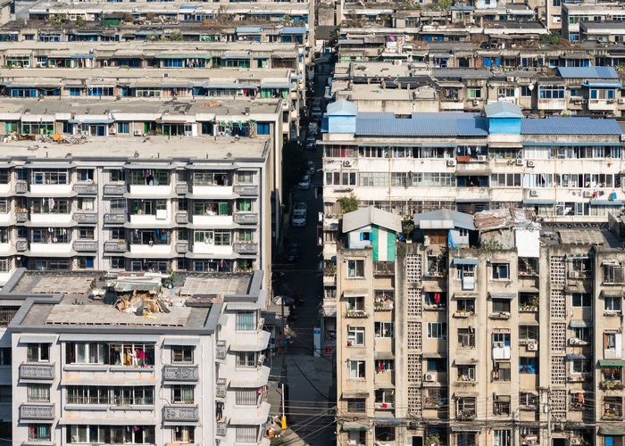 老旧小区俯视图  图源：图虫创意