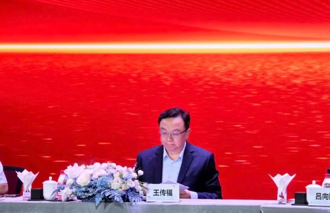 ▲王传福在股东会现场（图源网络）