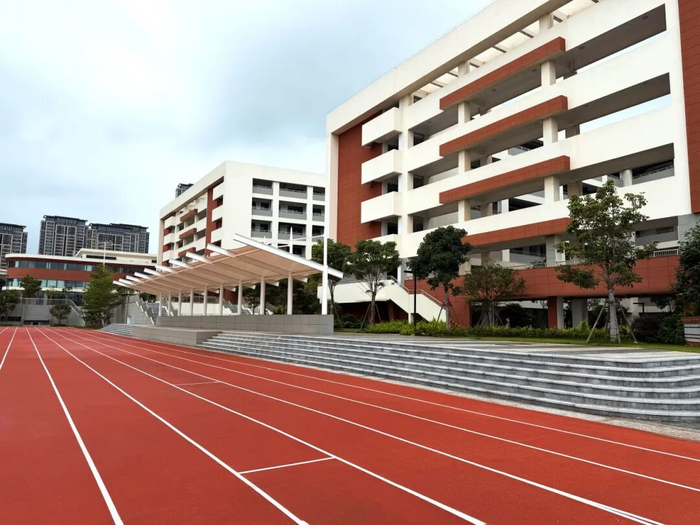 集美区銮江实验学校。（集美区教育局 供图）