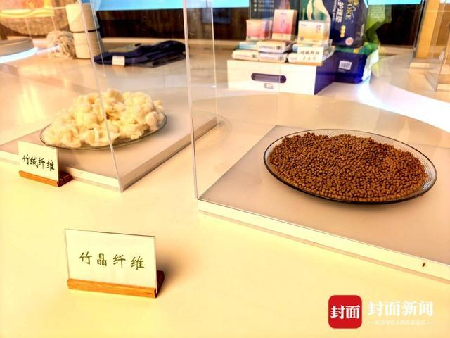 可用于3D打印的竹晶纤维样品。曾业 摄
