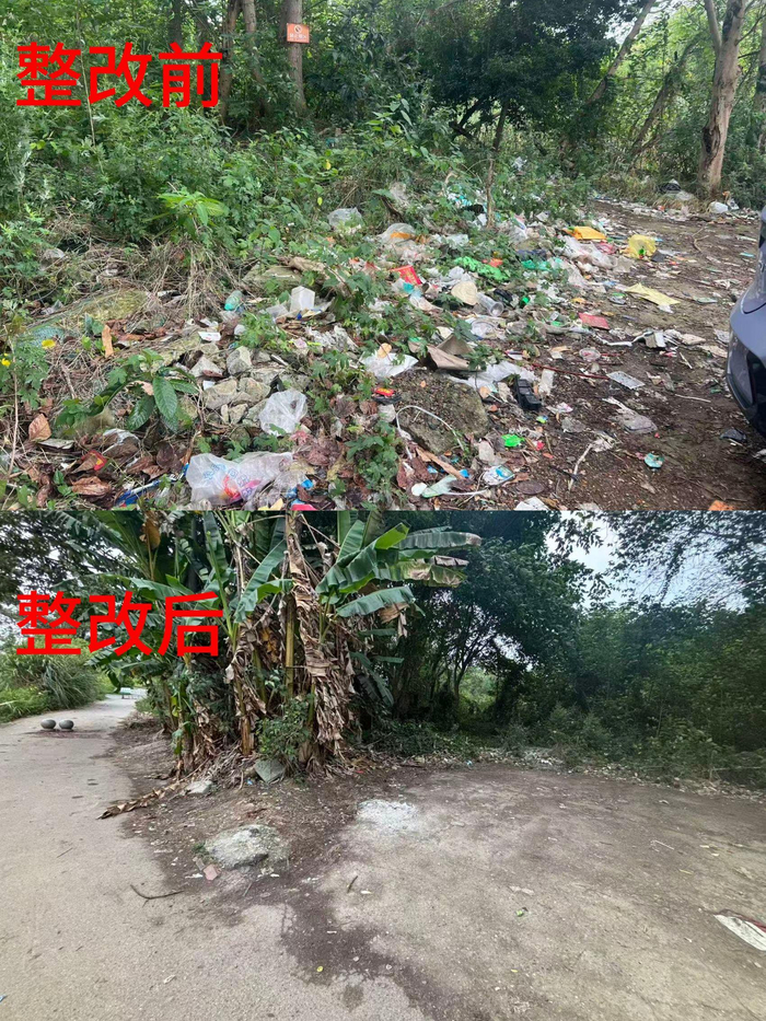 龙泉驿区·青龙湖公园二期整改前后对比照