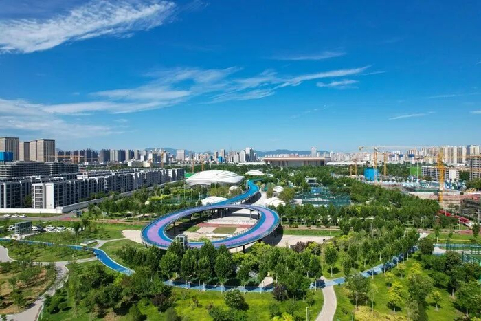 石家庄火车站站前休闲公园 