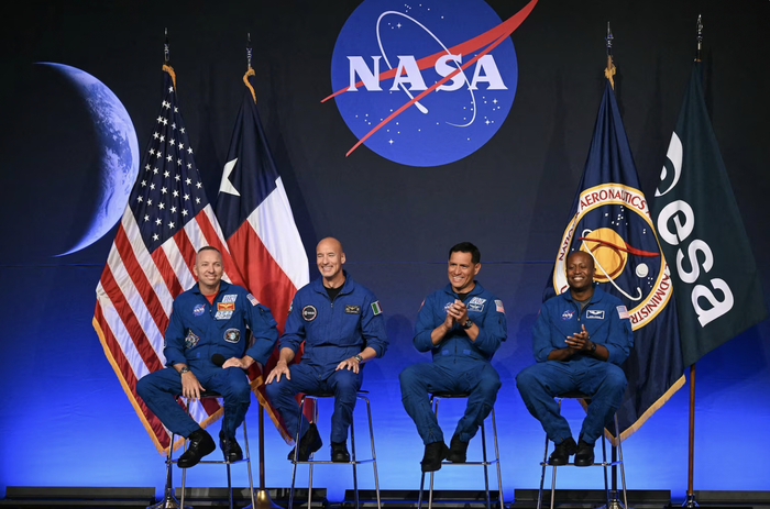 ▲NASA公布执行“阿尔忒弥斯3号”任务的4名宇航员名单