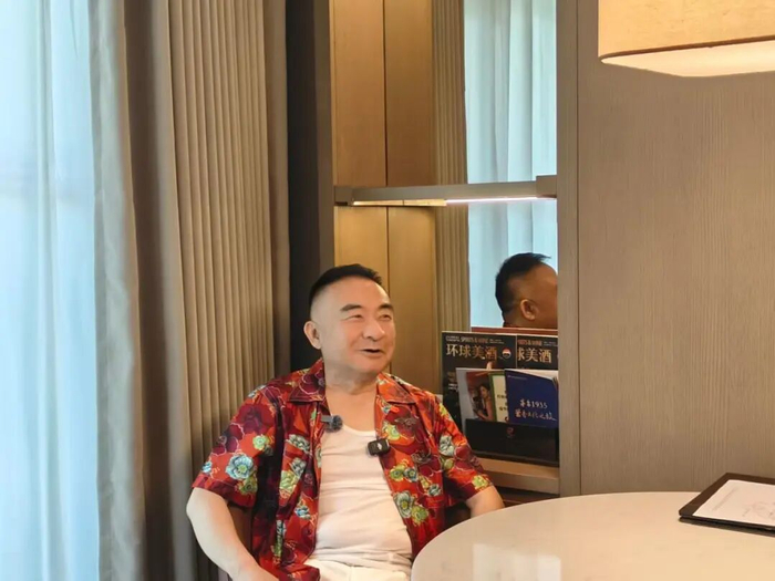（林园接受媒体采访 &nbsp;郑俊婷摄）