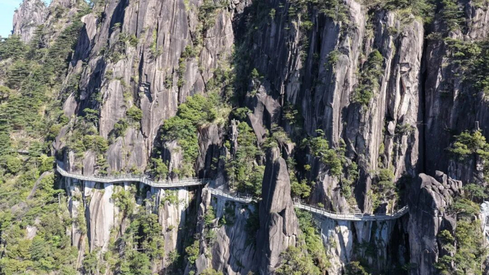 轩辕云道。黄山风景区管委会 供图