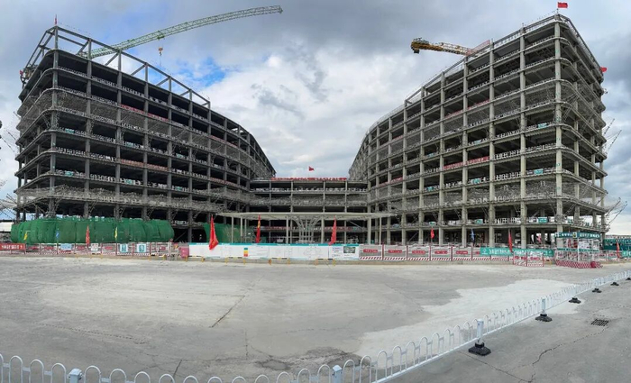 施工现场图。北京城建集团供图