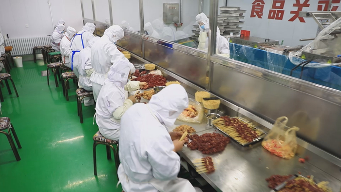 烤肉企业生产车间