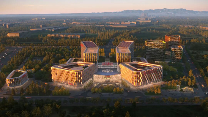 项目效果图。北京城建集团供图