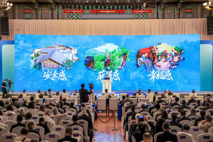 洛古有格在发言。主办方供图