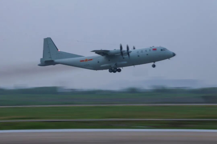 　　▲战机奔赴任务空域
