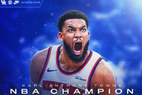为你骄傲！肯塔基大学男篮贺电：唐斯现在成为一名NBA总冠军啦