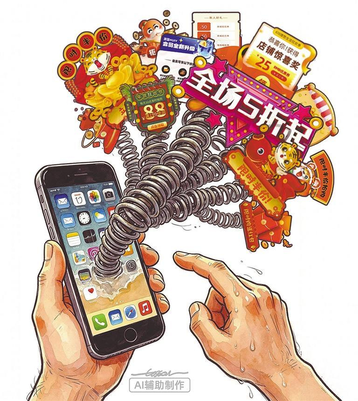     张博森作（中国经济网供图）