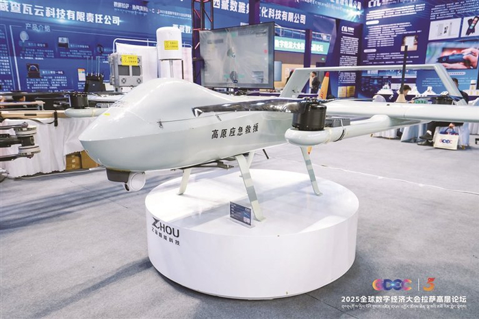 图为2025年全球数字经济大会拉萨高层论坛。西藏日报记者　刘斯宇　卢文静　摄