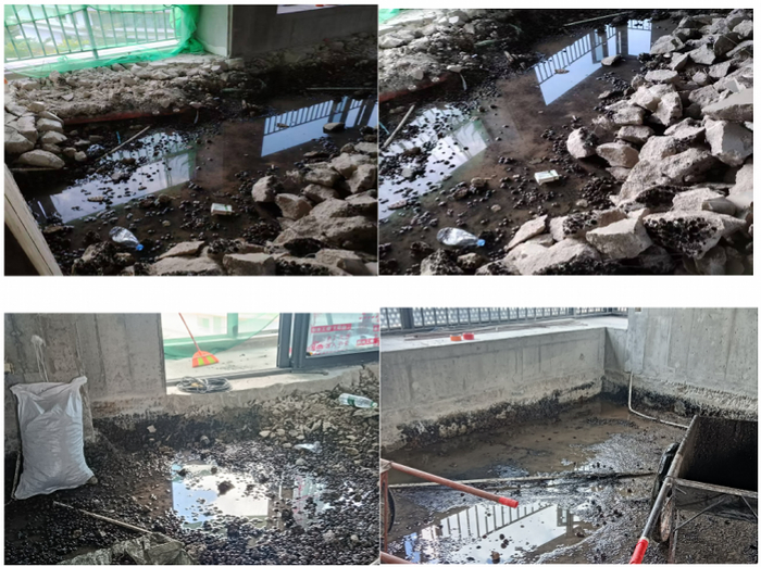 邻居家房屋内积水状况。业主供图
