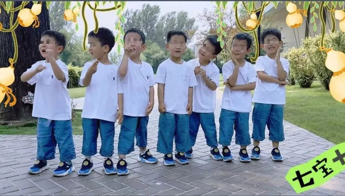 48歲喜提“七胞胎”，全職奶爸一人帶7個娃，真實“身份”曝光，不隻是礦業老板那麽簡單……
