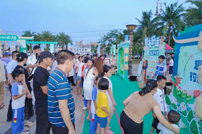 2026年海南（定安）端午美食文化季活动现场。图源海南文旅频道