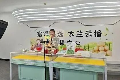 图为直播现场。