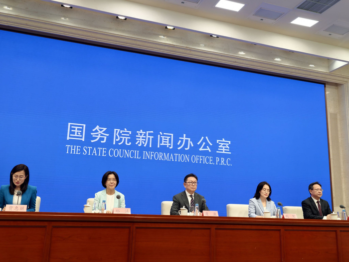 6月22日，国新办新闻发布会。新京报贝壳财经记者潘亦纯 摄