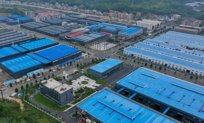 雀塘循环经济产业园。（新邵融媒体中心供图）