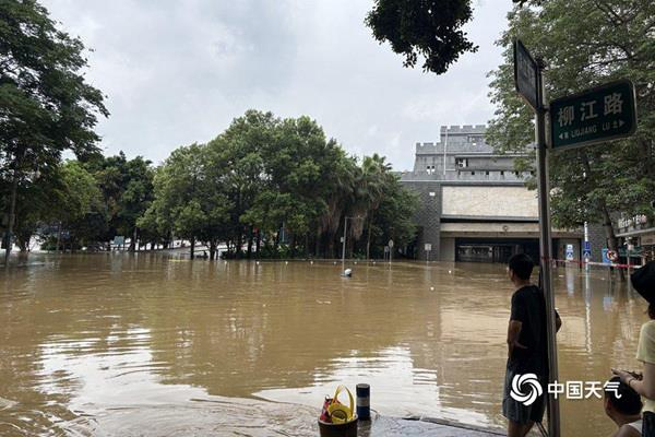 △受上游来水及降雨影响，6月21日8时05分，珠江流域西江支流柳江柳州水文站达到警戒水位。