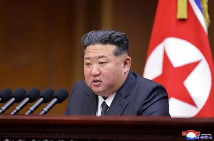 金正恩资料图。图片来源：朝中社
