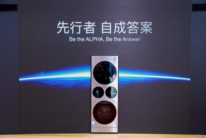 图:松下ALPHA G5四筒全热泵洗烘护一体机