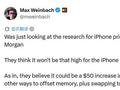 连苹果都扛不住存储芯片涨价潮 iPhone 18系列或将全面提价?