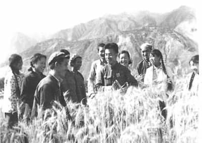 惜别东江，满怀不舍，群众自发送行。（资料图片）