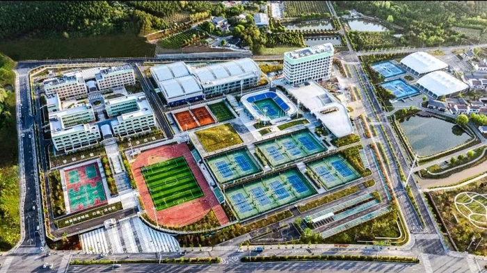湖北省网球学校新校区。图源：荆京网