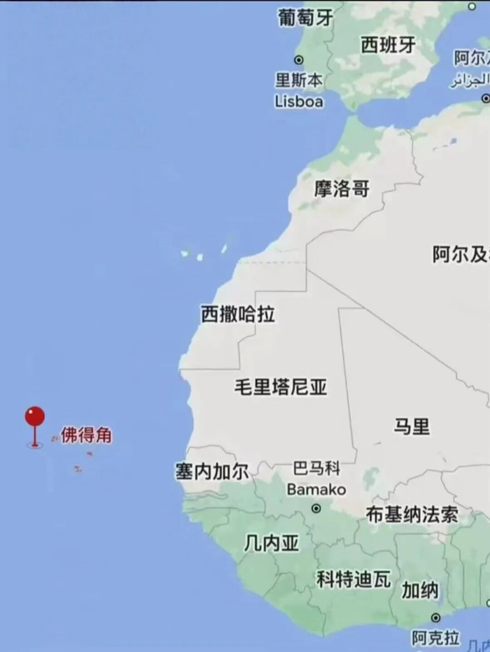 佛得角地图
