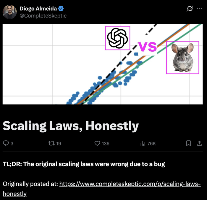 传送门：https://www.completeskeptic.com/p/scaling-laws-honestly
