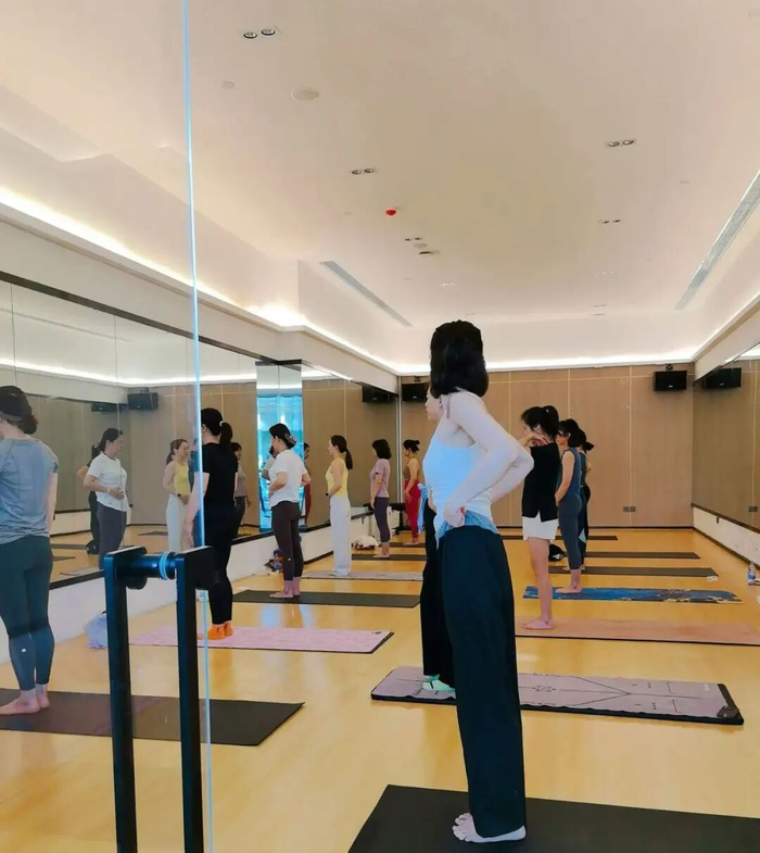 在倦勤运动中心，去健身房上团操课都要提前预约。场馆供图