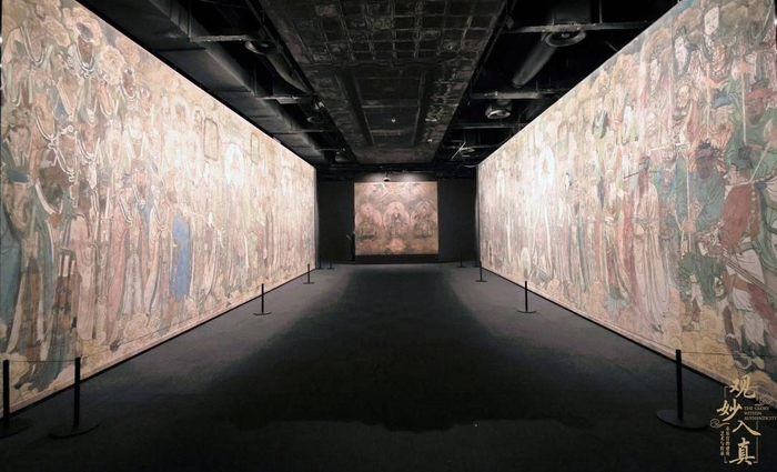 三清殿壁画沉浸体验区——三清殿壁画东西铺（3D打印）