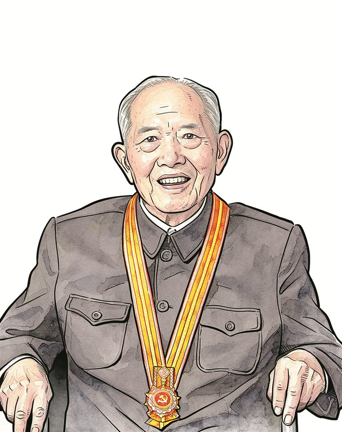 王於昌，“七一勋章”获得者 （制图：王维佳 常霏）