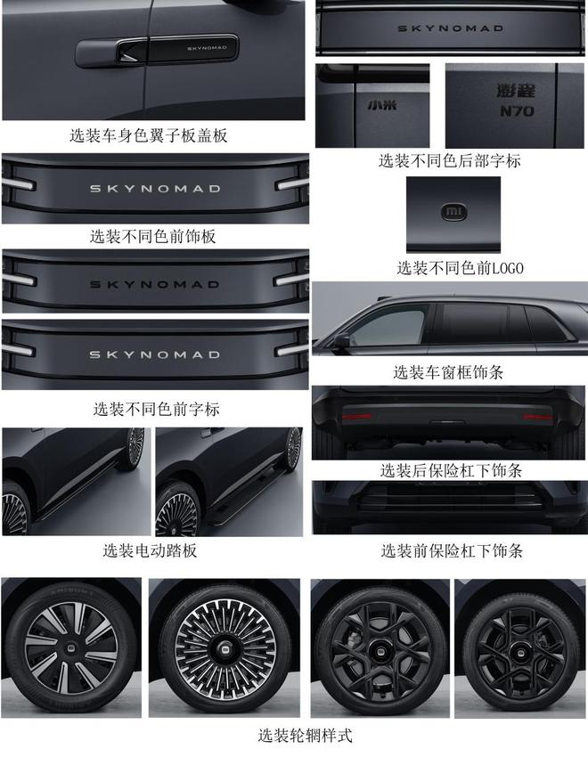 ▲小米澎程N70选装信息