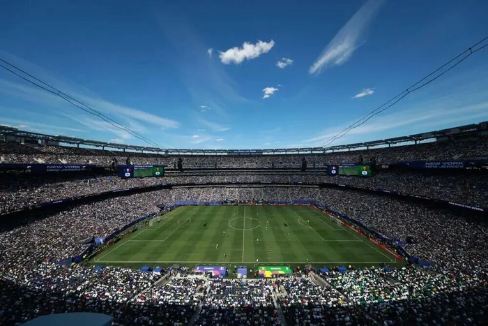 6月16日拍摄的美国纽约新泽西体育场。