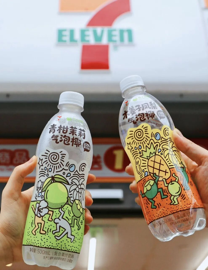 盼盼为7-11代工生产的椰子水