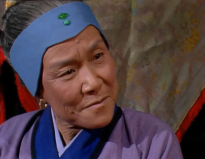 沙玉华在87版《红楼梦》中饰演刘姥姥。剧照