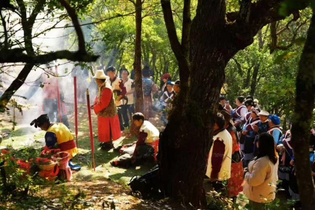 2026年吾木村祭天仪式,图源:和继先