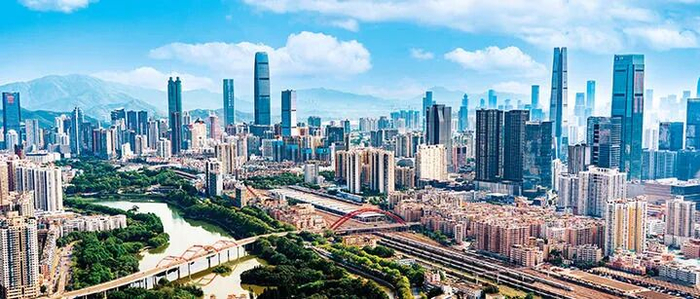 深圳市罗湖城区鸟瞰（2025年4月摄）罗湖区委宣传部供图
