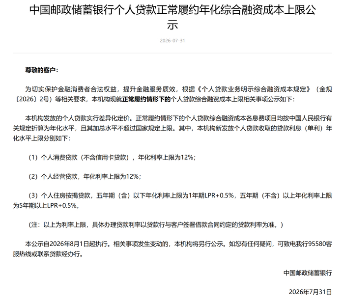 图片来源：六大行官网