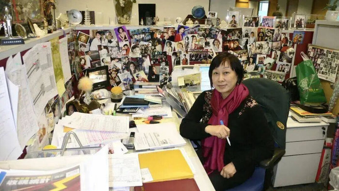 辛苦、忙碌、周到、细心、热情的沈蓓蓓（王纪言摄）