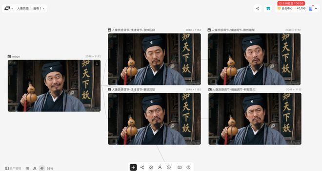 ▲LibTV的精细化人像调节功能。图 /LibTV官方